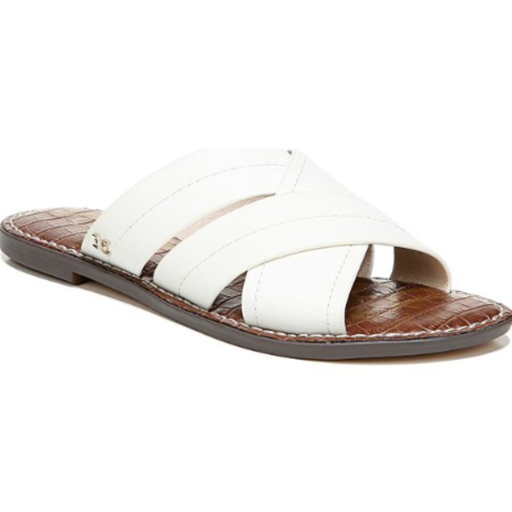 Sam edelman Women's Gretch Cross-Band Slide Flat Sandals size 10M